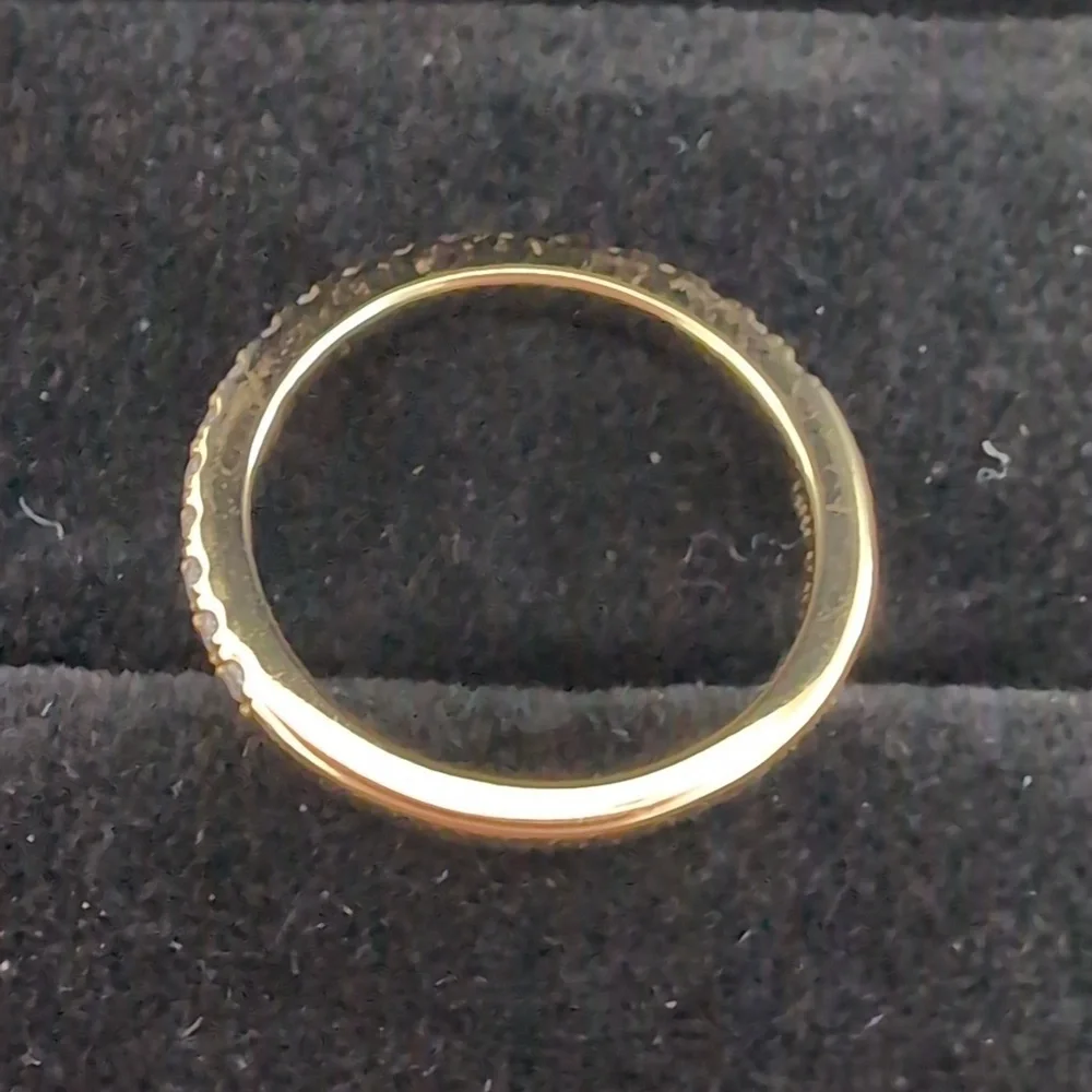 Moissanite Stack Ring Size 6​​ - Picture 2 of 4